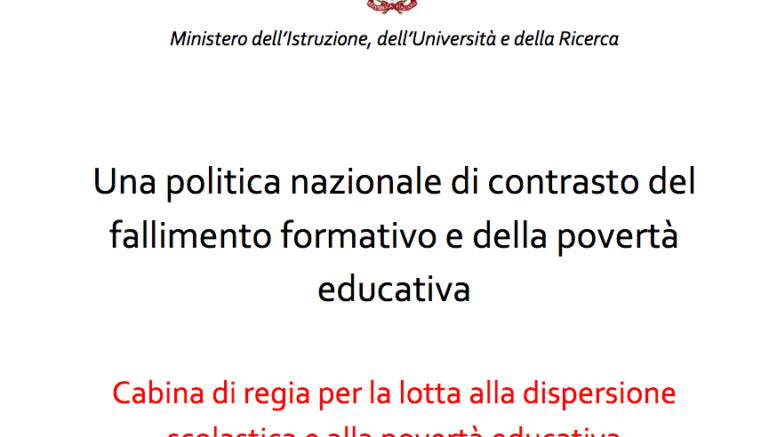 Le conclusioni della cabina di regia